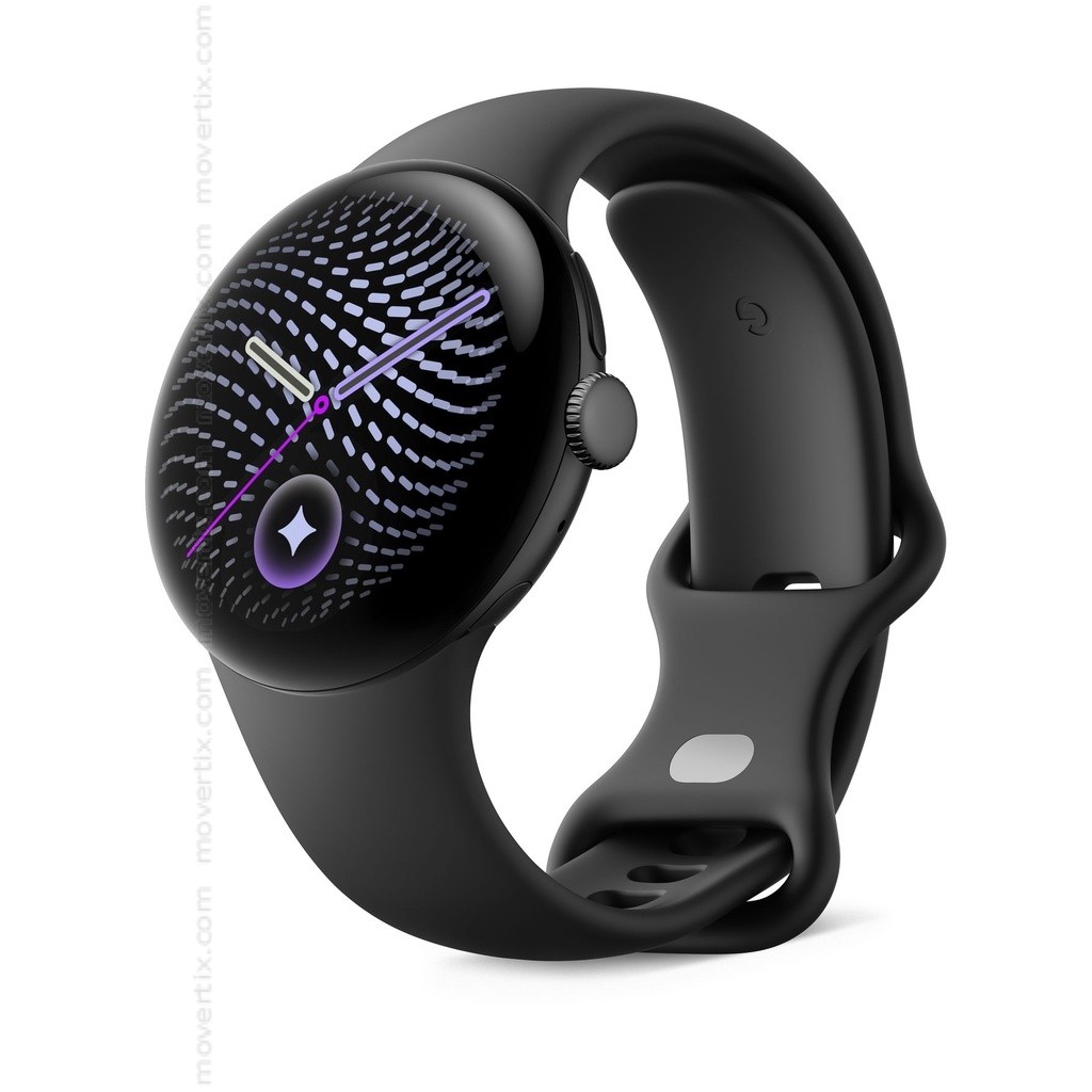 Google Pixel Watch LTE 41mm Matte Black and Obsidian Active band