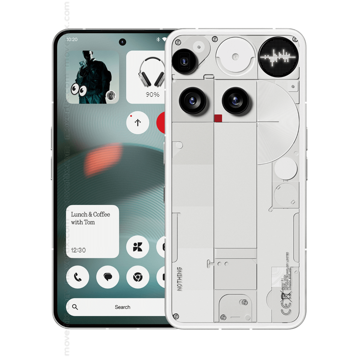 Nothing Phone 3a 5G 12GB/256GB White Dual SIM (6974434224391