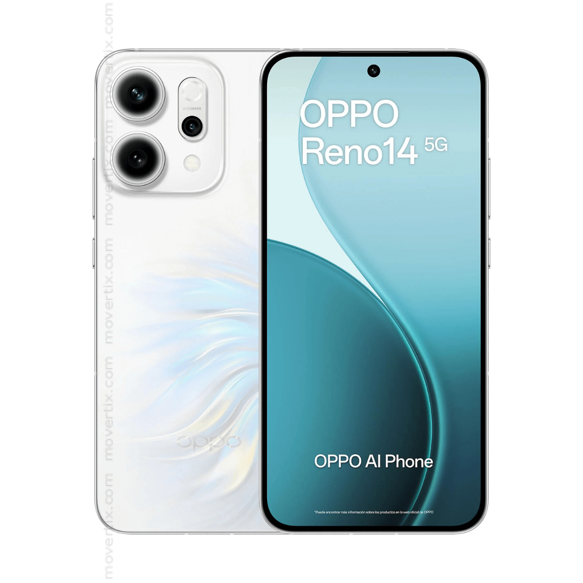 【Taku】OPPO Reno14 5G オパールホワイト 256GB Oppo Reno14 5G Dual SIM Opal White 256GB and 12GB RAM