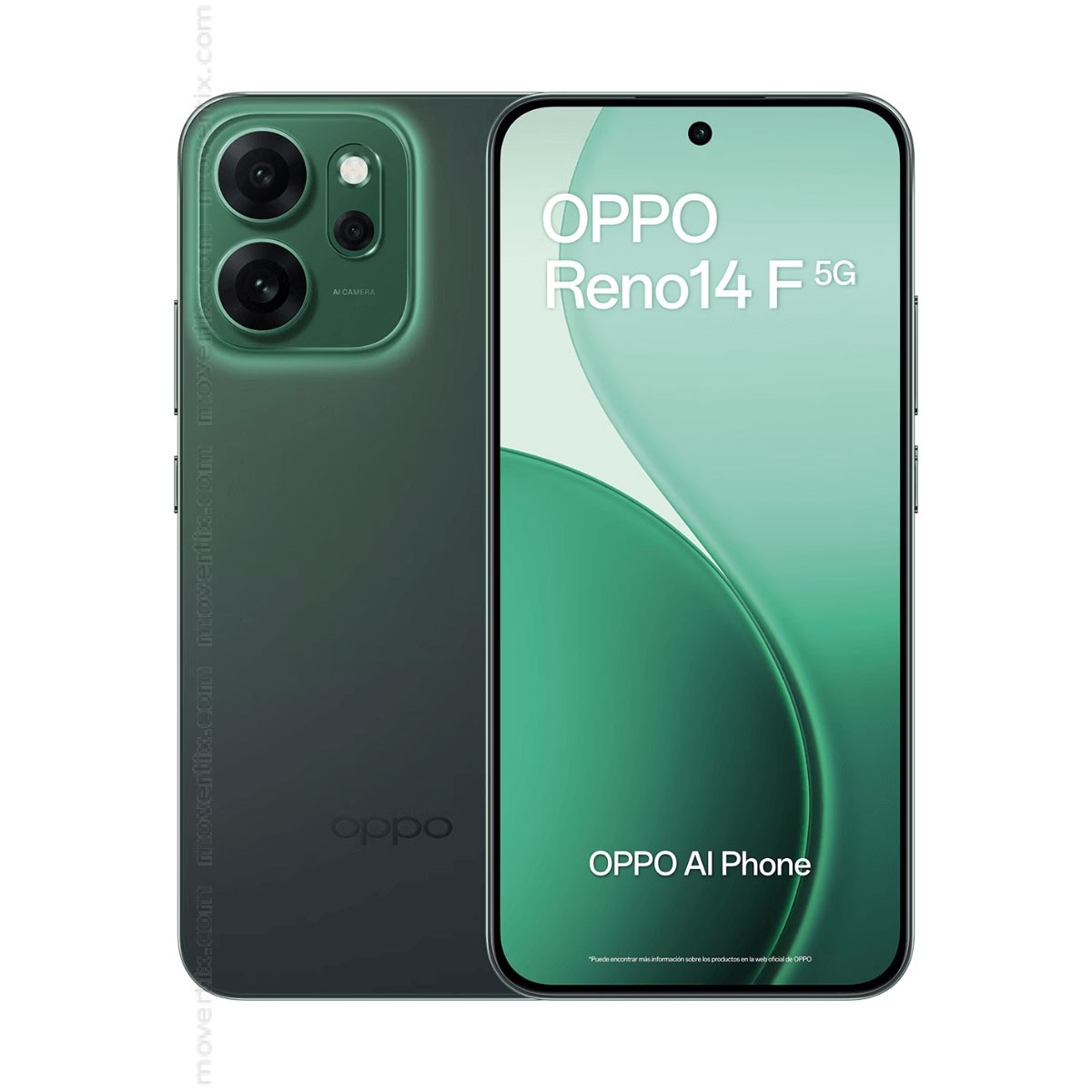 Oppo Reno14 5G Dual SIM Luminous Green 512GB and 12GB RAM