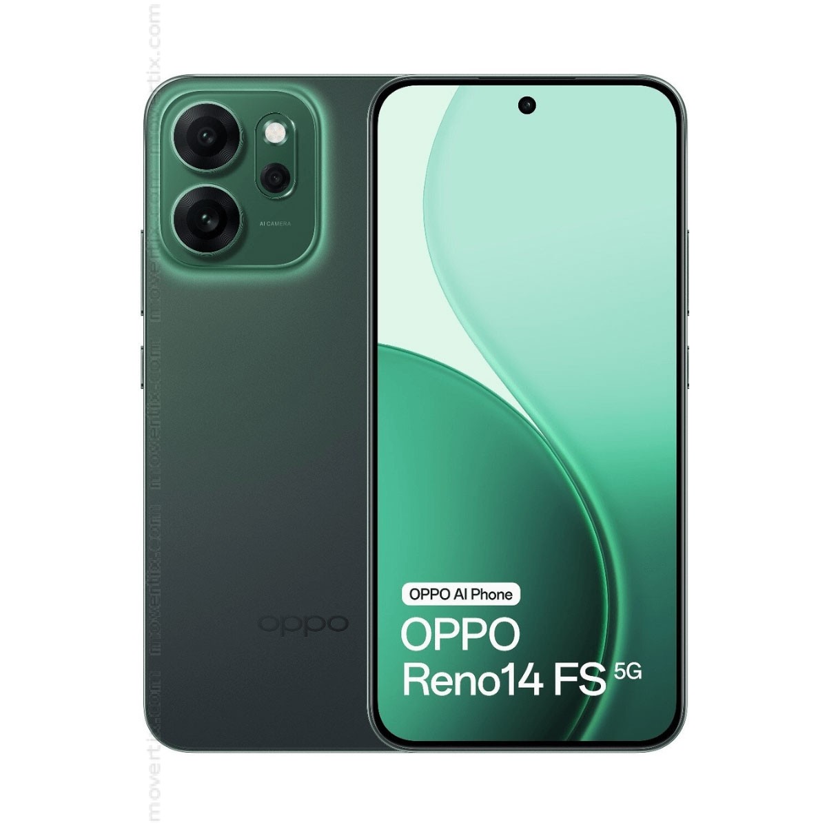 Oppo Reno14 5G Dual SIM Luminous Green 512GB and 12GB RAM