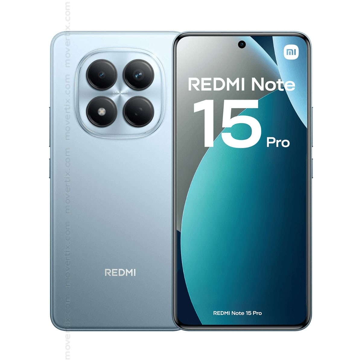 REDMI Note 15 Pro 5G Glacier Blue 本体 Redmi Note 15 Pro 5G Dual SIM Glacier Blue 256GB and 8GB RAM