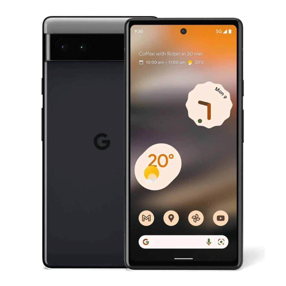 Google Pixel 6a 5G Preto De 128GB 810029934961 Movertix Loja De 