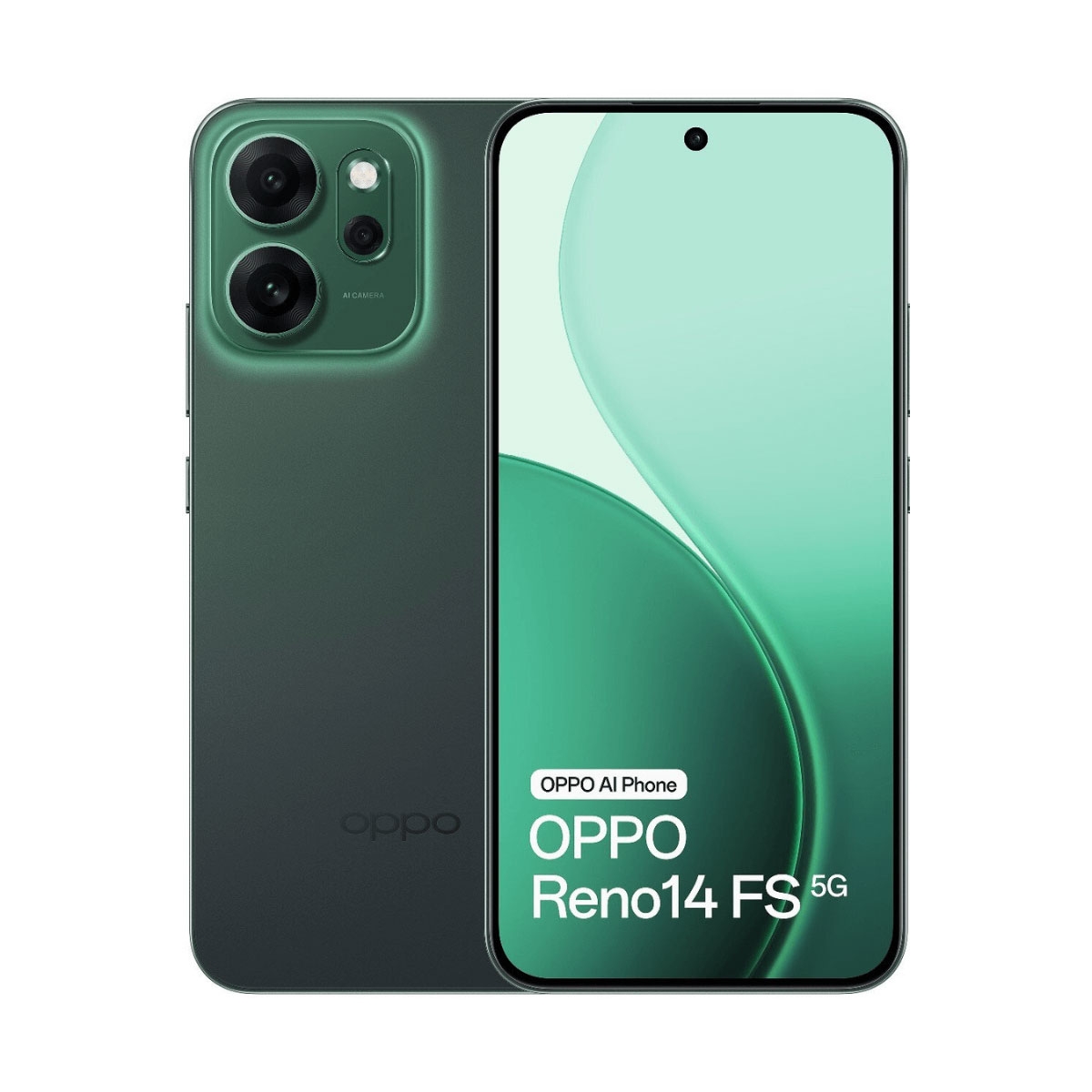 Oppo Reno14 FS 5G Dual SIM Luminous Green 512GB and 12GB RAM