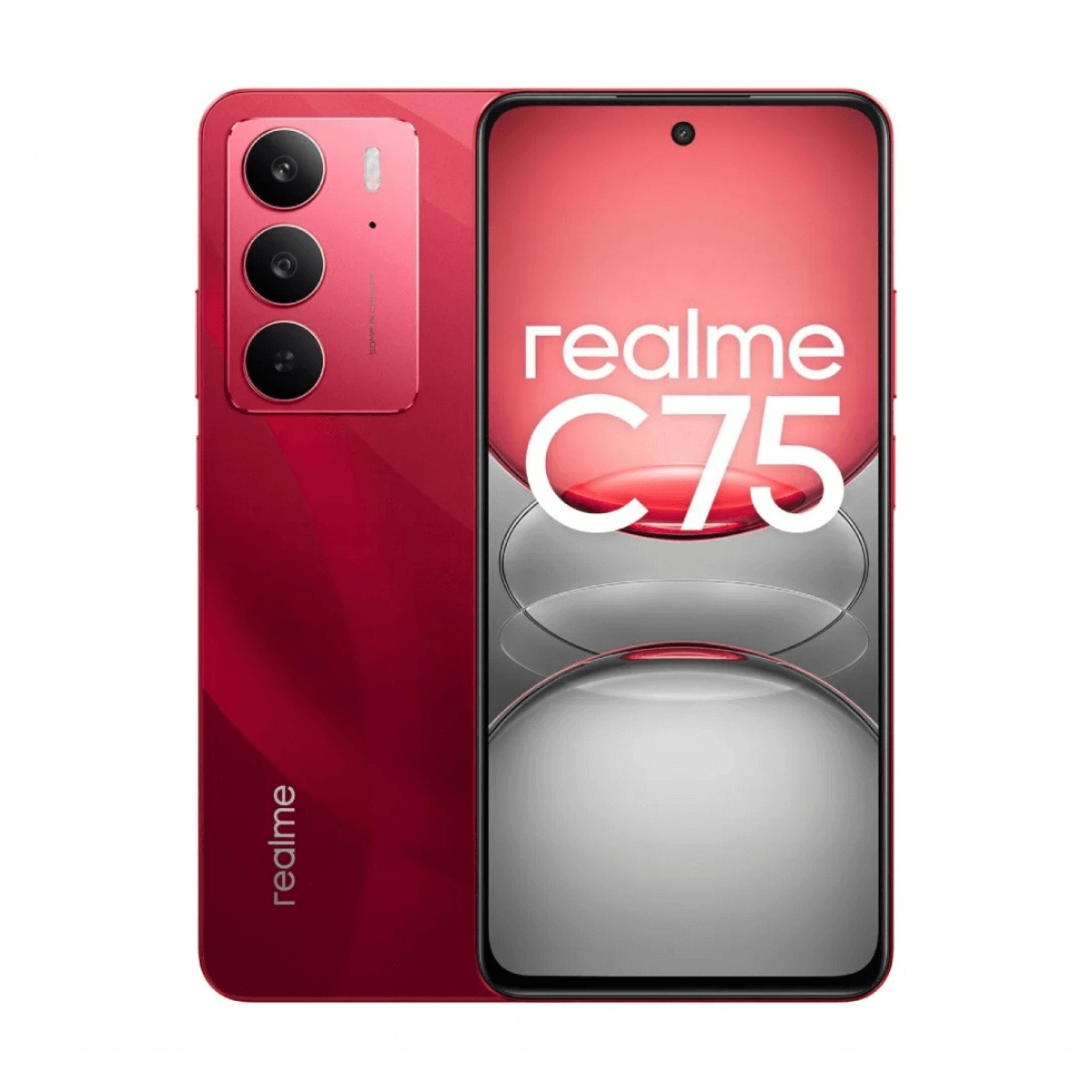 realme C75レッド　SIMフリー　本体のみ Realme C75 4G 8GB/256GB Red Dual SIM (6941764454842) | Movertix