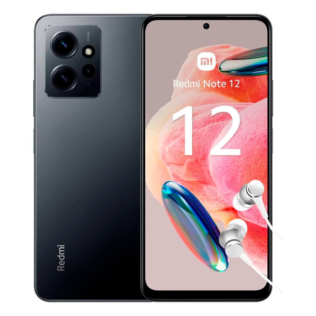 Redmi Note 12 Dual SIM Onyx Grey 64GB and 4GB RAM