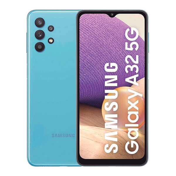 スマートフォン/携帯電話 スマートフォン本体 Samsung Galaxy A32 5G Dual SIM Awesome Blue 64GB and 4GB RAM (SM-A326B/DS)
