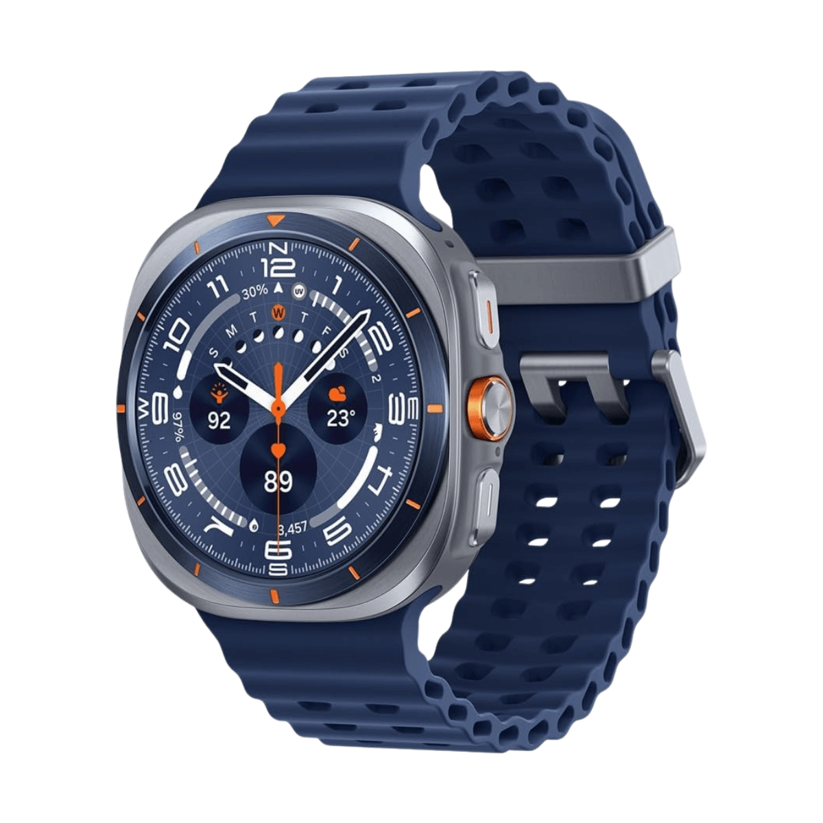 Watch Azul Samsung Galaxy Watch Ultra (2025) 47mm LTE Azul com pulseira desportiva ...